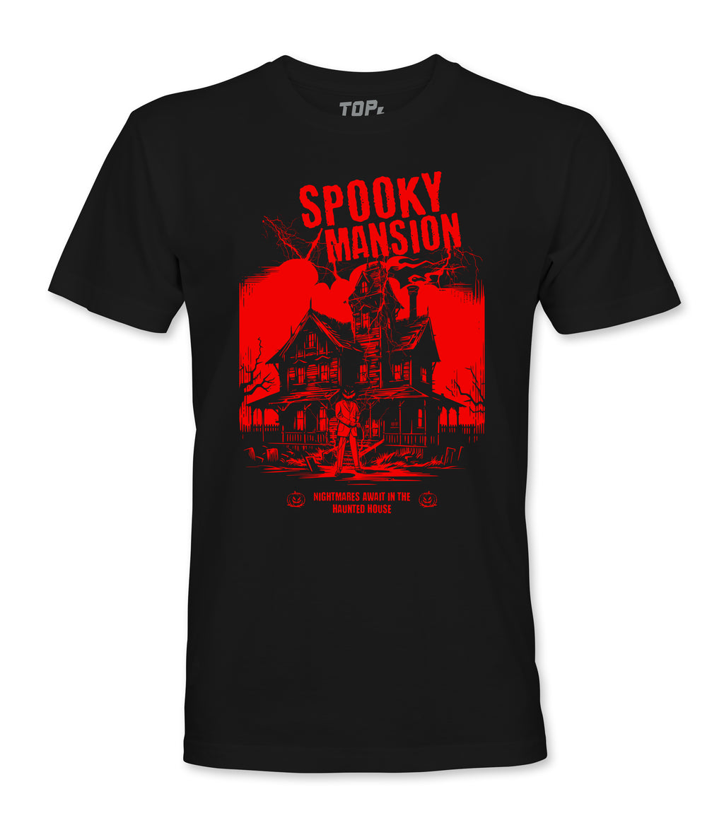 Spooky Mansion T Shirt