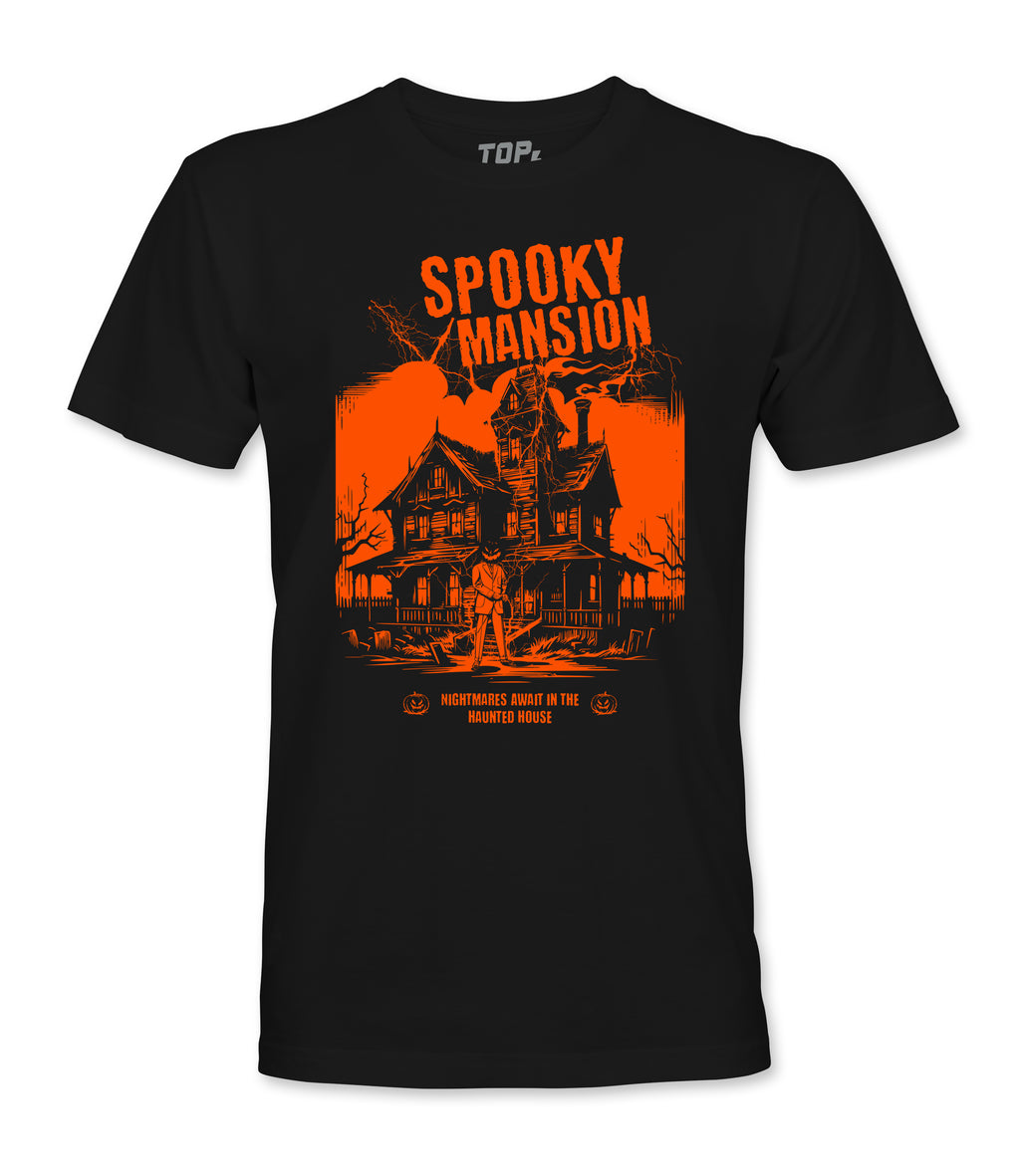 Spooky Mansion T Shirt
